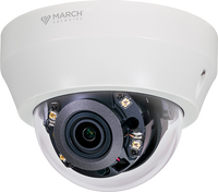 VA4-HI Dome - Black, 2.8-8mm Motorized Lens, Dynamic IR, 4MP HDR, 3-Axis Gimbal, POE, LBR H.264