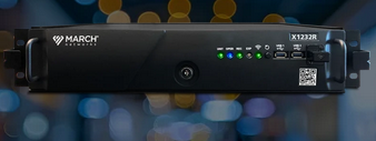 X1216 R - Supports RAID5, 12 analog channel, 30 FPS per analog channel, recorder supporting up to 32 channels (analog or IP). Recorder comes complete with docking station, all I/O and 3x6TB (18TB) of storage.